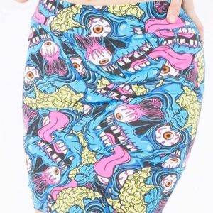 Iron Fist Eyeballin' skirt Size L
